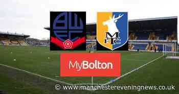Mansfield v Bolton: League Two game postponed due to waterlogged pitch - Manchester Evening News