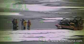 66 people rescued from ice floes adrift on Wisconsin bay