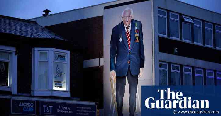 From masked lovers to Captain Tom: UK cities embrace Covid street art