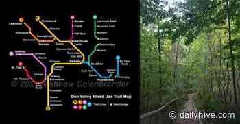 UBC student creates subway-style map of Toronto's urban trails | Urbanized - Daily Hive