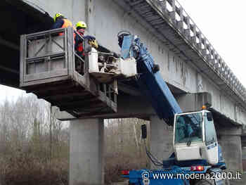 A Guastalla proseguono i lavori al ponte sul Po - Modena 2000