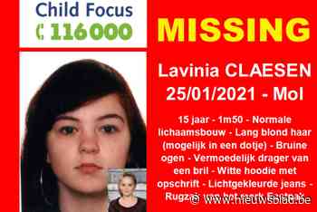 Child Focus verspreidt opsporingsbericht voor 15-jarige Lavi... (Mol) - Het Nieuwsblad