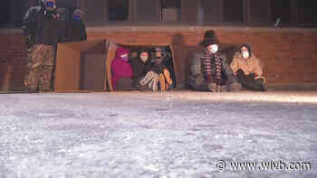 Students brave the elements for Ken-Ton Schools annual 'SleepOut' fundraiser