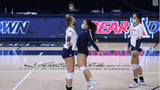 Defending volleyball champs go down in Tucson