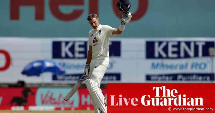 India v England: Root hits double hundred on day two of first Test – live!