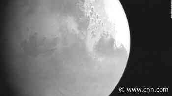 China's Tianwen-1 sends back its first picture of Mars