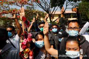 Myanmar coup: Military imposes ‘near total’ internet shutdown as protesters take to the streets