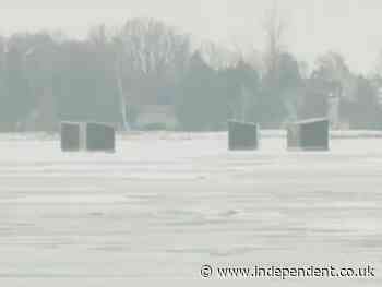 Dozens rescued after becoming stranded on broken ice on Lake Michigan