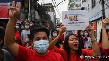 Myanmar generals shut down internet as tens of thousands protest coup