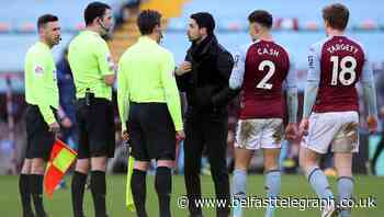 Mikel Arteta annoyed as Arsenal lack cutting edge against Aston Villa