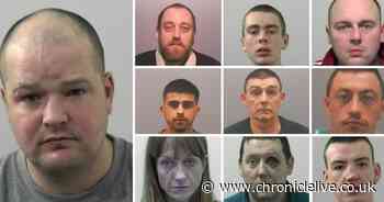Locked up: The criminals put behind bars in the North East last month