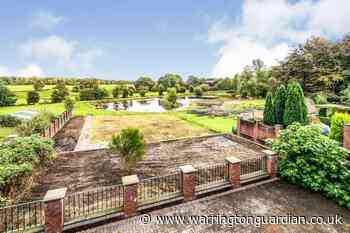 Fancy a five-bed home overlooking a lake in Glazebrook?