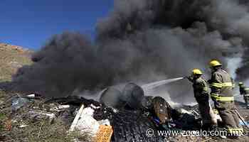 Se registra fuerte incendio en recicladora de Ramos Arizpe; caída de cable, posible causante - Periódico Zócalo