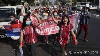 Thousands take to the streets in defiance of military coup