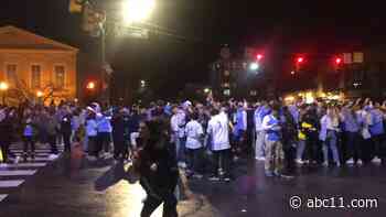 Carolina fans defy COVID-19 restrictions by storming Franklin Street after UNC win over Duke