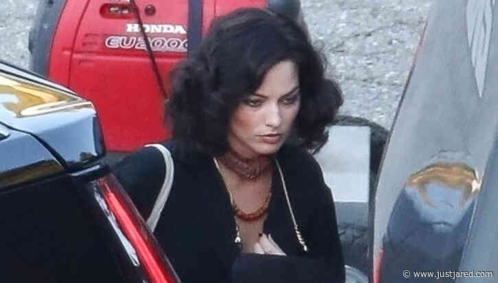Margot Robbie Sports Dark Hair While Filming New David O. Russell Movie