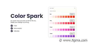 Color Spark - A color scheme plugin for Figma