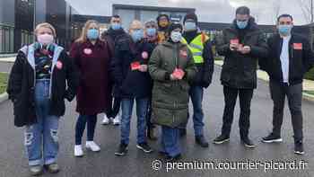 À Lacroix-Saint-Ouen, des salariés de Webhelp en grève depuis le 13 janvier - Courrier picard