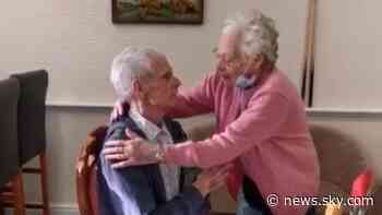 COVID-19: Bolton couple reunited after 12 months apart due to pandemic - Sky News