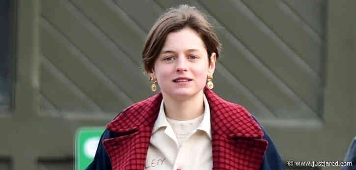 Emma Corrin Steps Out in London After Golden Globes & SAG Awards Nominations!