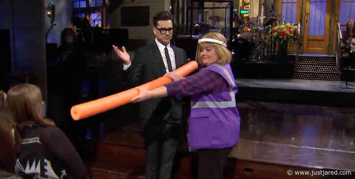 Dan Levy & Aidy Bryant Highlight COVID-19 Safety Protocols During 'Saturday Night Live' Monologue - Watch Now!