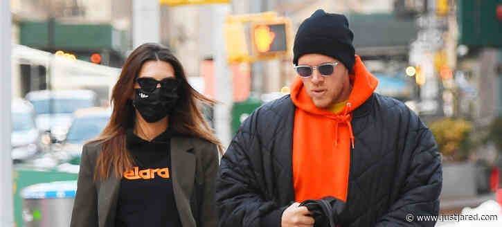 Emily Ratajkowski Shows Off Bare Baby Bump While Out with Hubby Sebastian Bear-McClard