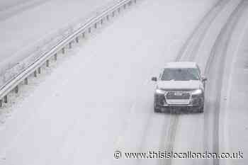 Storm Darcy brings ice and snow to London
