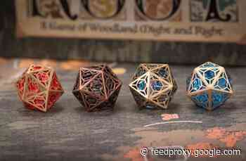Ancient Myth TRPG handcrafted gaming dice by InfiniDice
