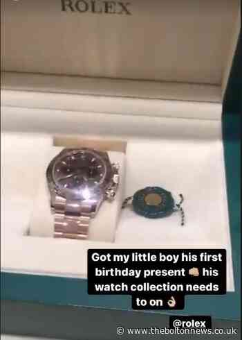 Bolton boxer Amir Khan buys son £30,000 Rolex for first birthday