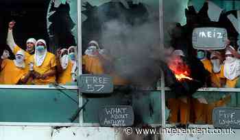 Inmates at St Louis jail set fires and break windows in prison riot