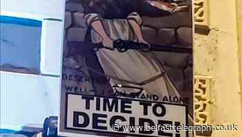 Calls for PSNI to investigate 'sinister' Lurgan posters