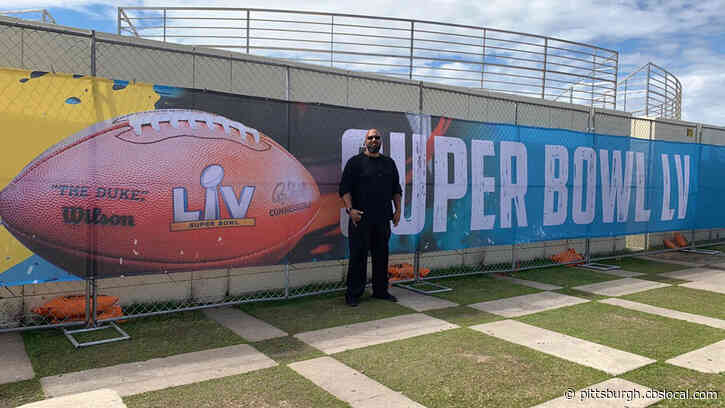 Honorary Team Captain And Pittsburgh Marine James Martin Arrives At Super Bowl LV