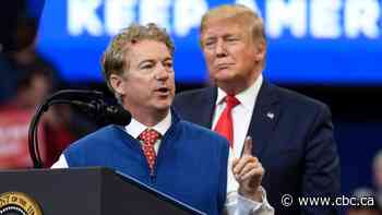 Senate Republicans rally behind Trump on eve of impeachment trial