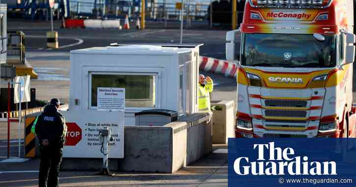 Two men arrested in Larne suspected of painting anti-border graffiti