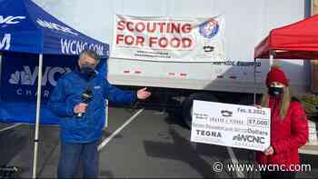 Scouts collect much needed food donations for Scouting For Food - WCNC.com