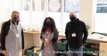 Empty carpet shop turned into food bank in Burton during lockdown - Staffordshire Live