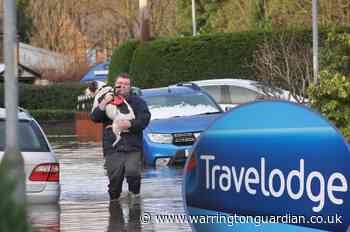 Warrington Travelodge on Storm Christoph flooding response - Warrington Guardian
