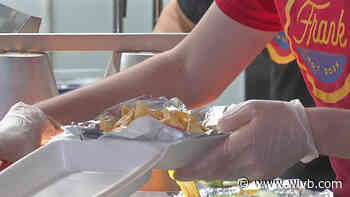 Frank Gourmet feeds guests during Super Bowl "tailgate"