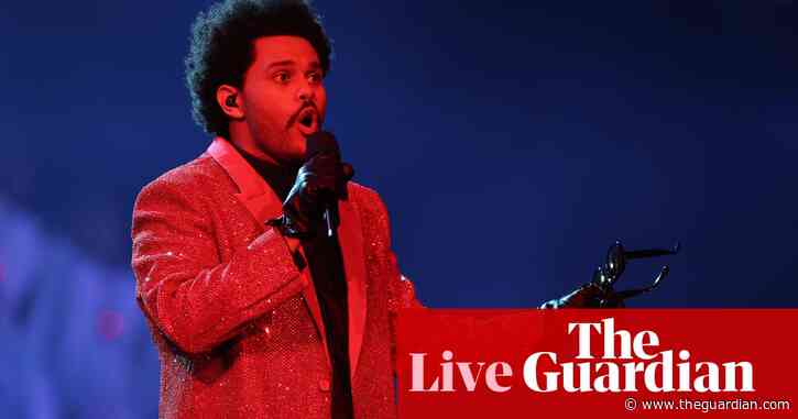 Super Bowl ads and half-time show: The Weeknd creates energy without a huge crowd – as it happened