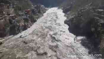 Dozens feared dead as Himalayan glacier breaks in India, flooding sweeps into dams