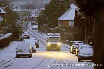 Met Office: Severe amber snow warning for south London