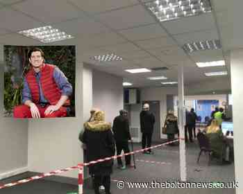 Vernon Kay volunteers to help the mass vaccination roll out at the University of Bolton stadium