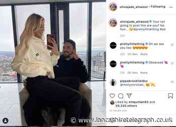 Olivia Attwood and Blackburn Rovers' Bradley Dack launch Valentine's Day matching hoodies