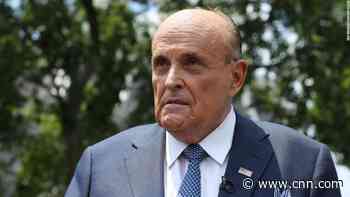 Hear Rudy Giuliani's response to disclaimer running before his radio show