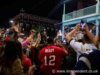 Wild maskless Super Bowl celebrations in Covid variant hotspot spark superspreader fears