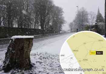 Weather warning for snow extended across to parts of Lancashire