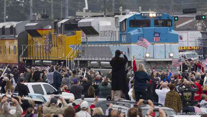 Bush 41's custom locomotive to live at Texas A&amp;M forever