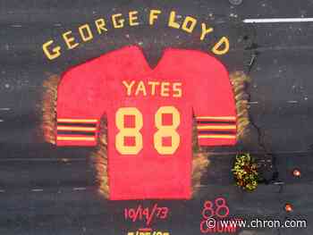 George Floyd honored with street mural in front of Jack Yates High School
