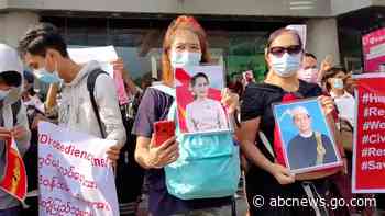 Internet access restored as Myanmar coup protests grow