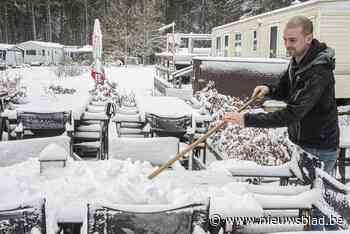 Campings brengen alles in gereedheid om na sneeuwval weer bezoekers te ontvangen